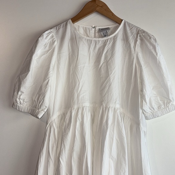 Aware by Vero Moda Puff Sleeve Dress White - Picture 5 of 11